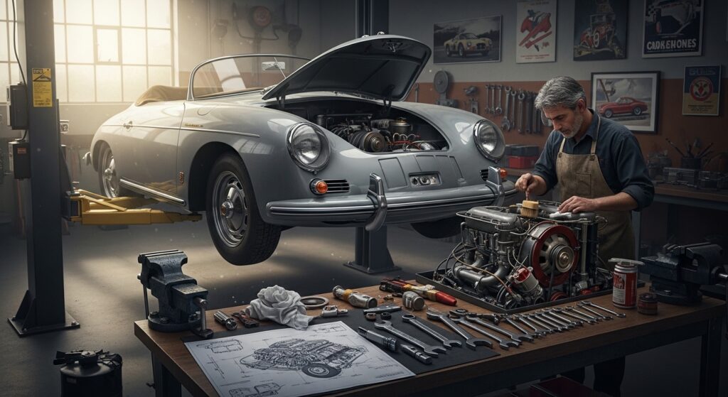 Exploring the Intersection of Classic Car Restoration and Art