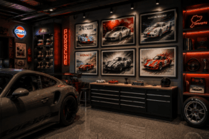 How Garage Spaces Became Automotive Art Galleries